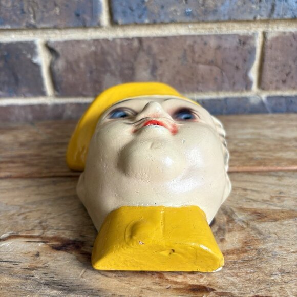 1940's Chalkware CHEF String Holder Dispenser - Picture 6 of 12